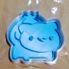 sello y cortador para galleta 2 colores